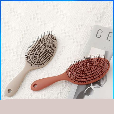 Relaxing Elastic Massage Comb Wet And Dry Oil Head Fluffy Shape