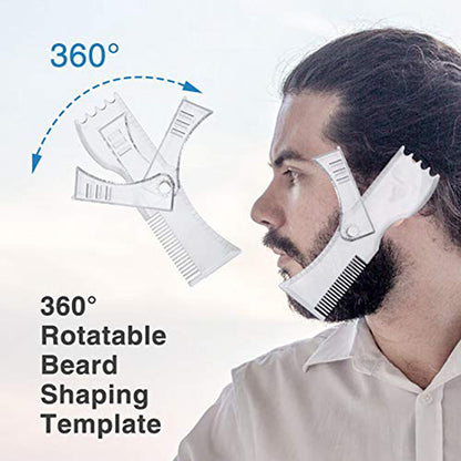 Rotating Multifunctional Beard Styling Comb