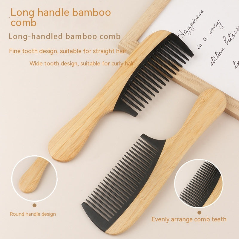 Hair Shunfa Electric Bamboo And Wood Splicing Comb