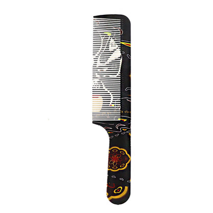 Japanese Style Graffiti Hairdressing Flat Comb