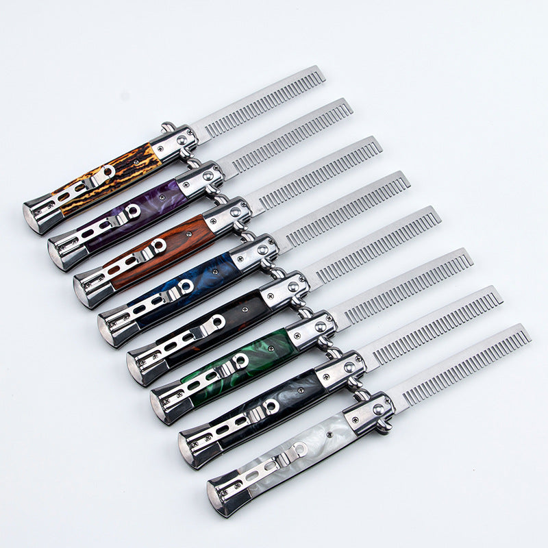 Portable Reversible Deformable Comb Jump Foldable Comb – Tactical Comb