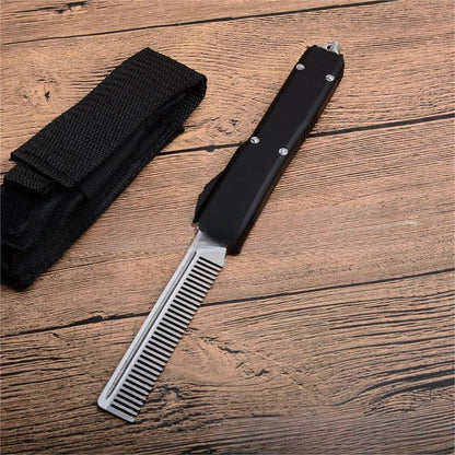 Tactical Comb Straight Jump Comb Accessories Automatic Spring Comb