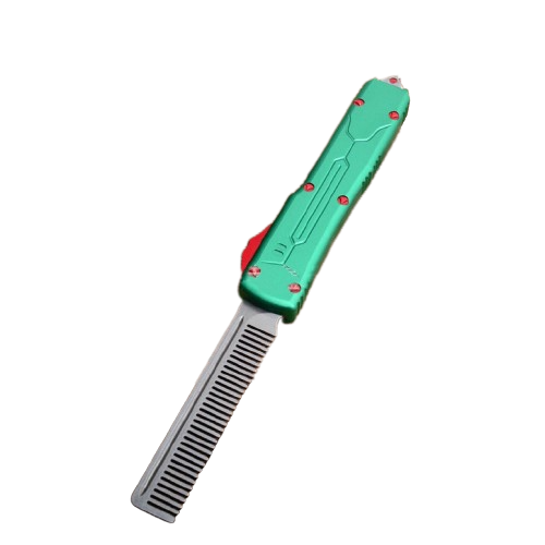 Tactical Comb Straight Jump Comb Accessories Automatic Spring Comb