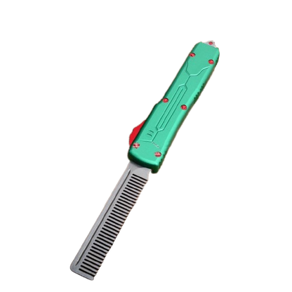 Tactical Comb Straight Jump Comb Accessories Automatic Spring Comb