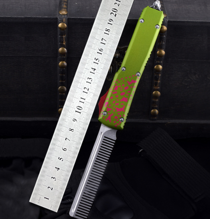 Tactical Comb Straight Jump Comb Accessories Automatic Spring Comb